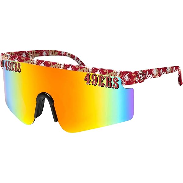 Amazon.com : FOCO X Zubaz NFL Collab 90s Retro Swag Sunglasses